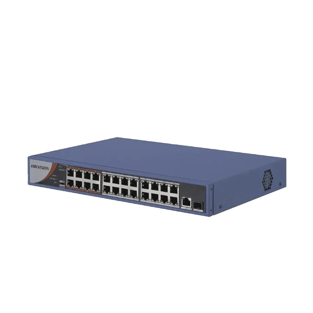 DS-3E0326P-E/M 24 Port Fast Ethernet Unmanaged POE Switch - Image 2