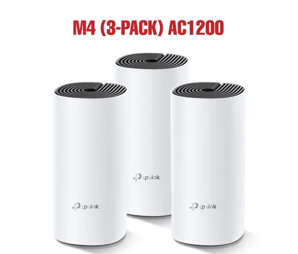 DECO M4 (3-PACK) AC1200 Whole Home Mesh Wi-Fi System