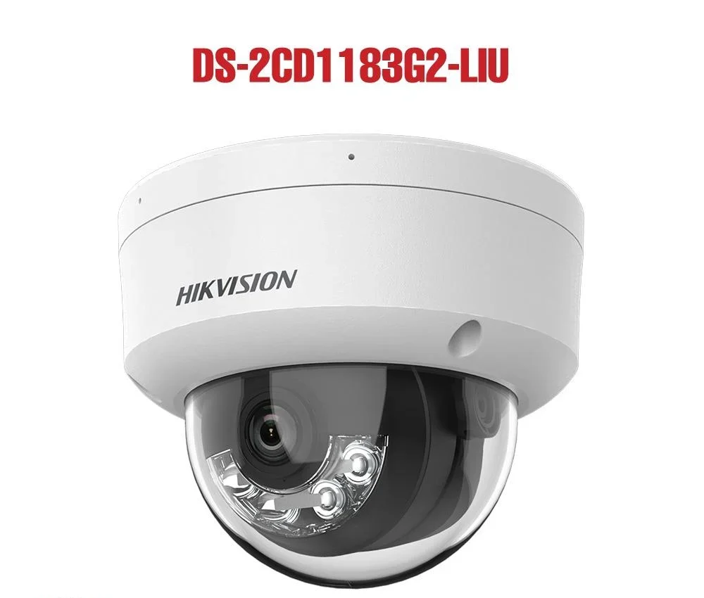 Hikvision DS-2CD1183G2-LIU 8MP Smart Hybrid Light Fixed Dome Network Camera IP67