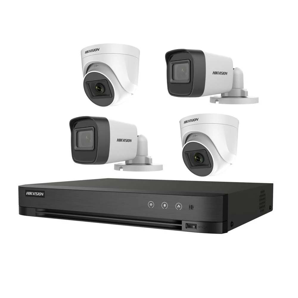 Hikvision 2MP 2 Outdoor + 2 Indoor Camera Surveillance System