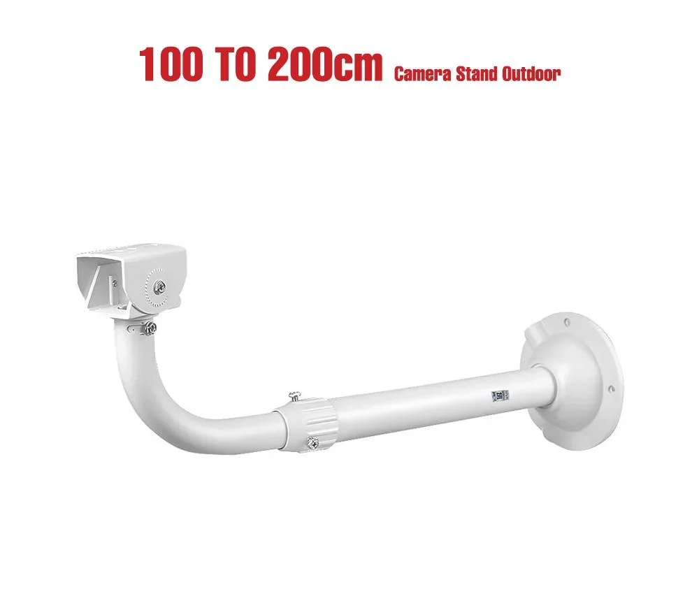 Adjustable CCTV Security Camera Stand 100–200cm Outdoor Wall & Ceiling Mount Bracket