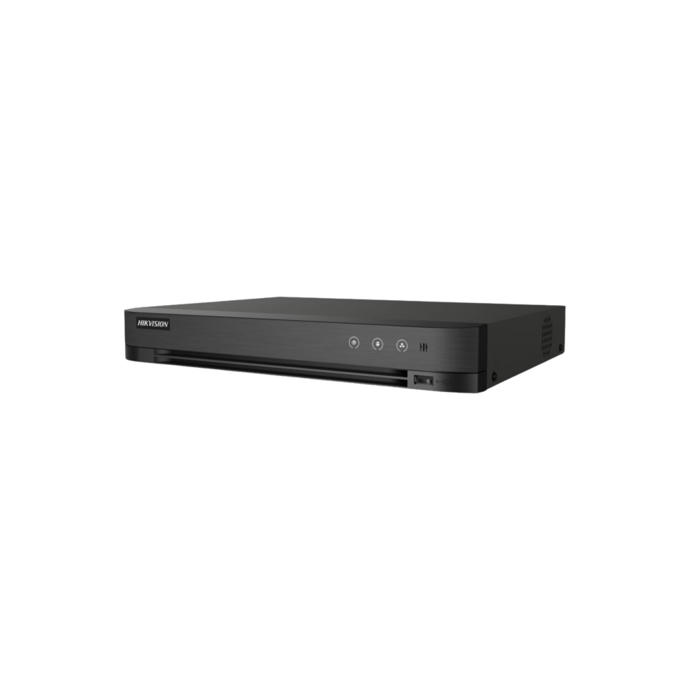 4-Channel Hikvision DVR, 1080p HD, H.265+ Compression